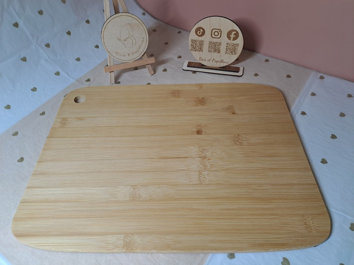 Planche à découper en bambou personnalisée