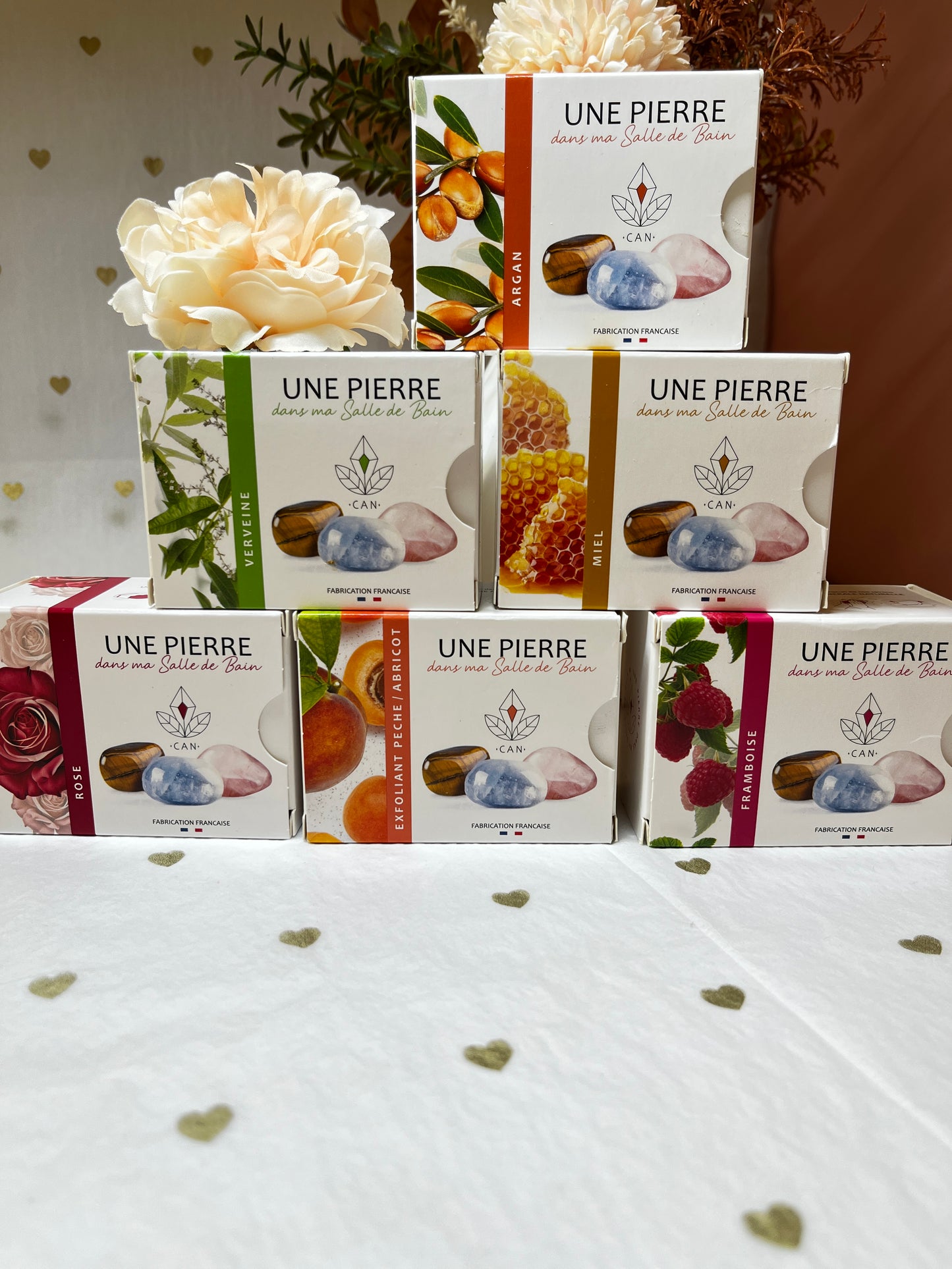 Savon Artisanal avec Pierre Naturelle : 99% Ingrédients Naturels