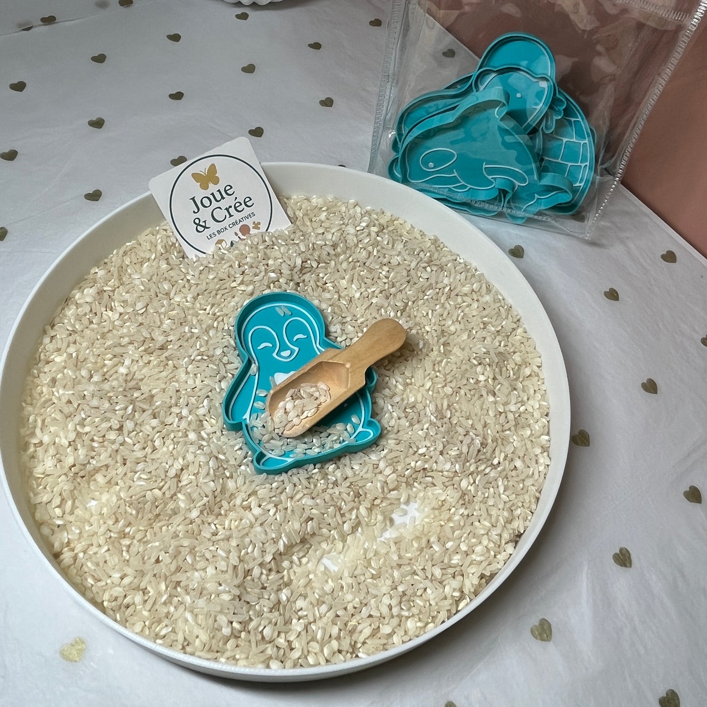 Bac de transvasement sensoriel