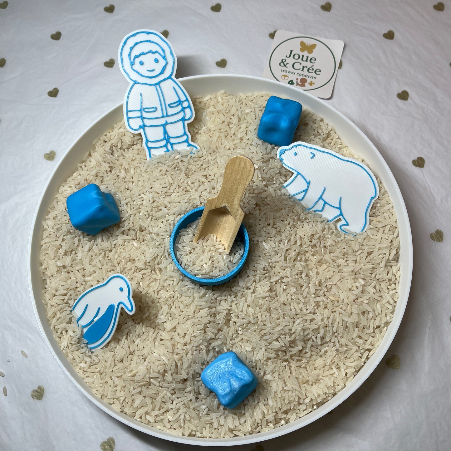 Bac sensoriel complet « Monde Polaire »