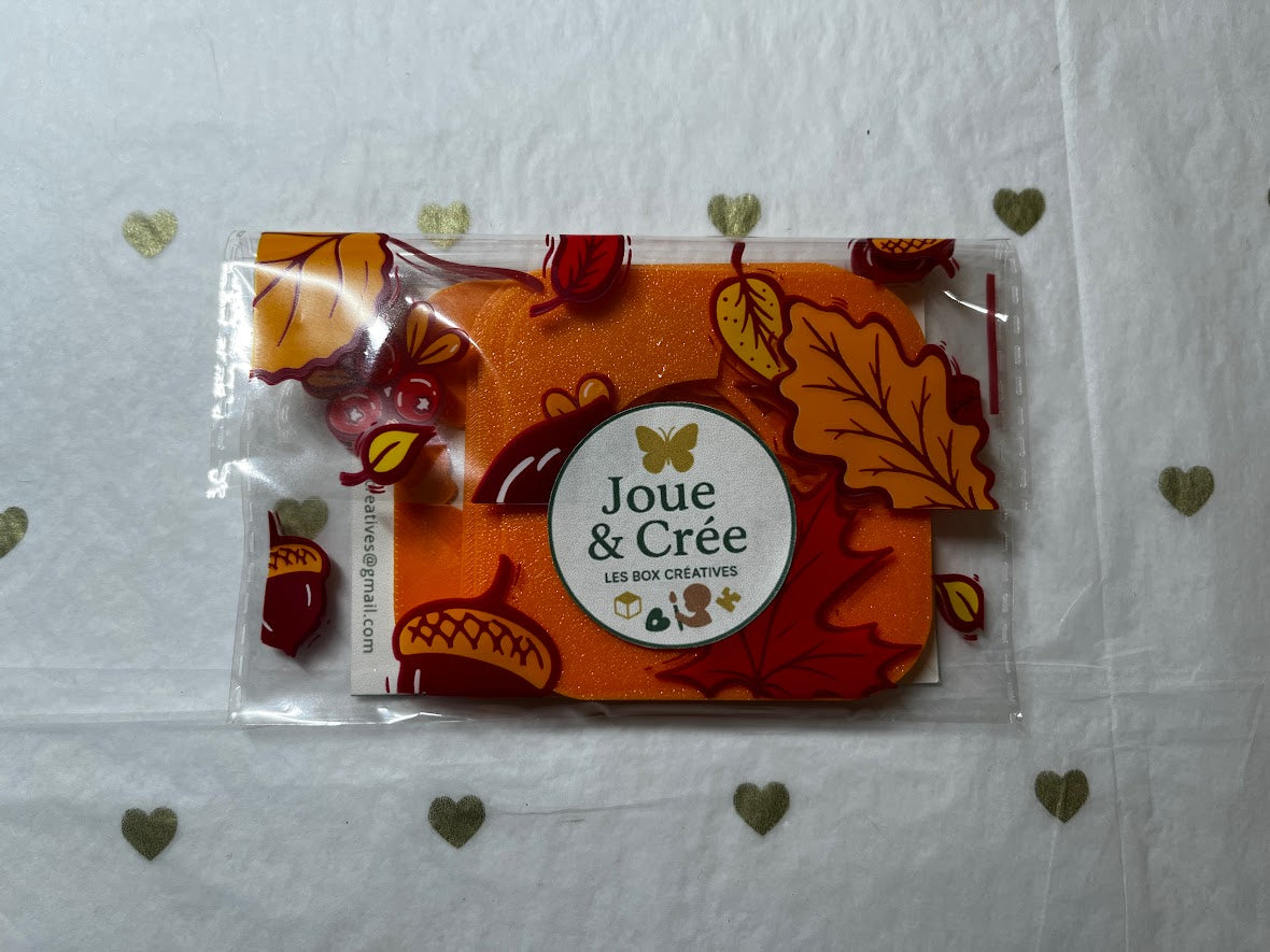 Lot de 6 pochoirs d’automne