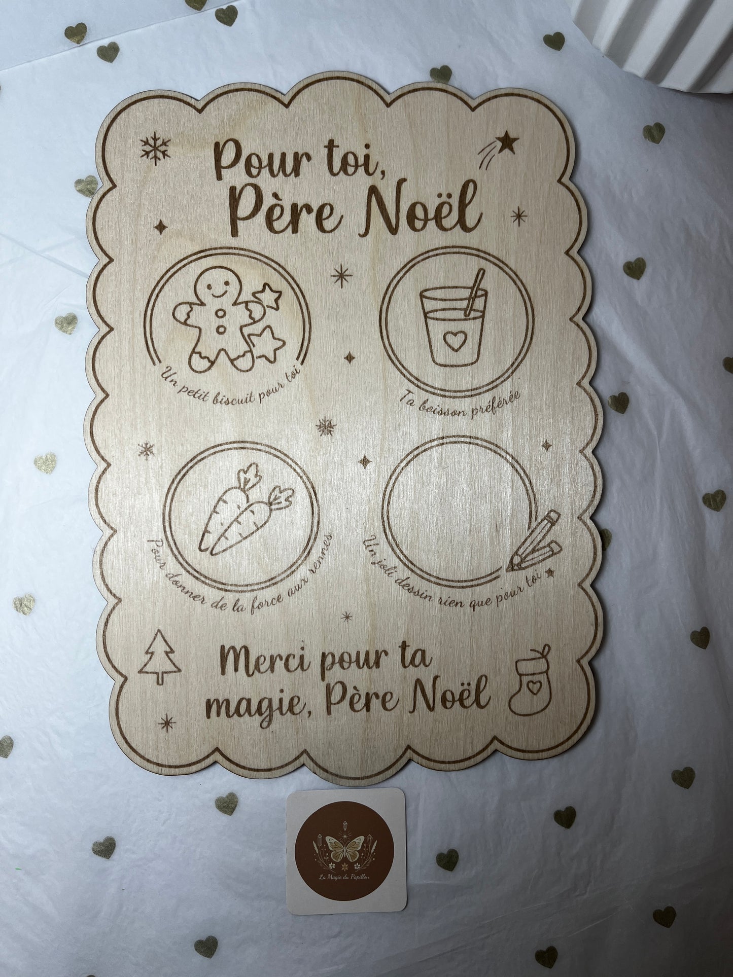 Plateau “Pour toi, Père Noël”