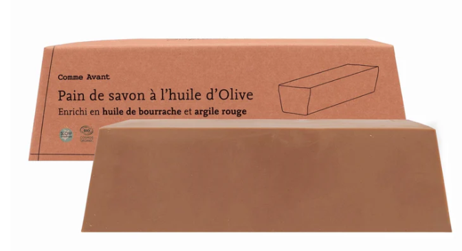Savon à l’huile de bourrache et argile rouge : Peau sèche