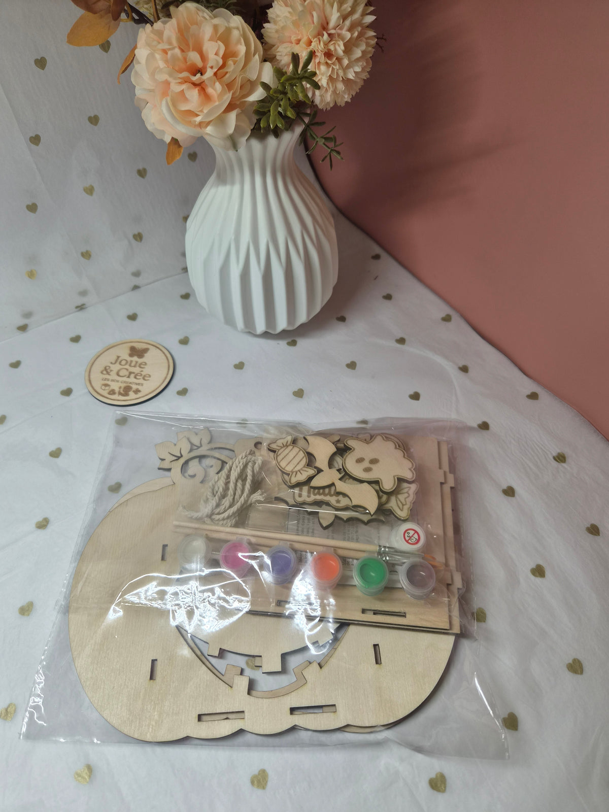 Kit créatif : Panier Citrouille à décorer