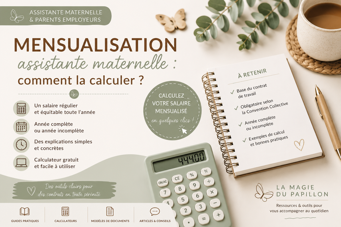 Comment calculer la mensualisation d'une assistante maternelle ?