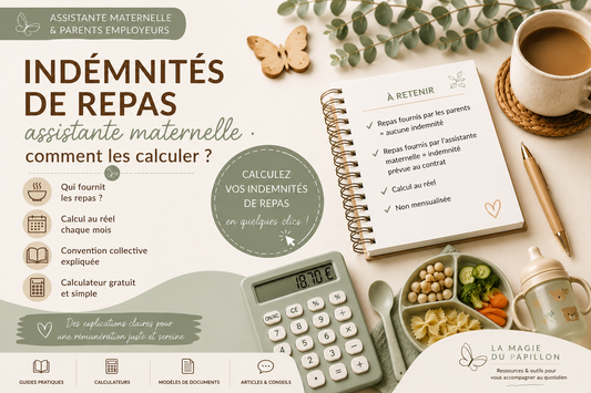 Comment calculer les indemnités de repas d'une assistante maternelle ?