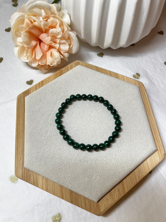 Bracelet Malachite (6mm) : Transformation & Libération Émotionnelle