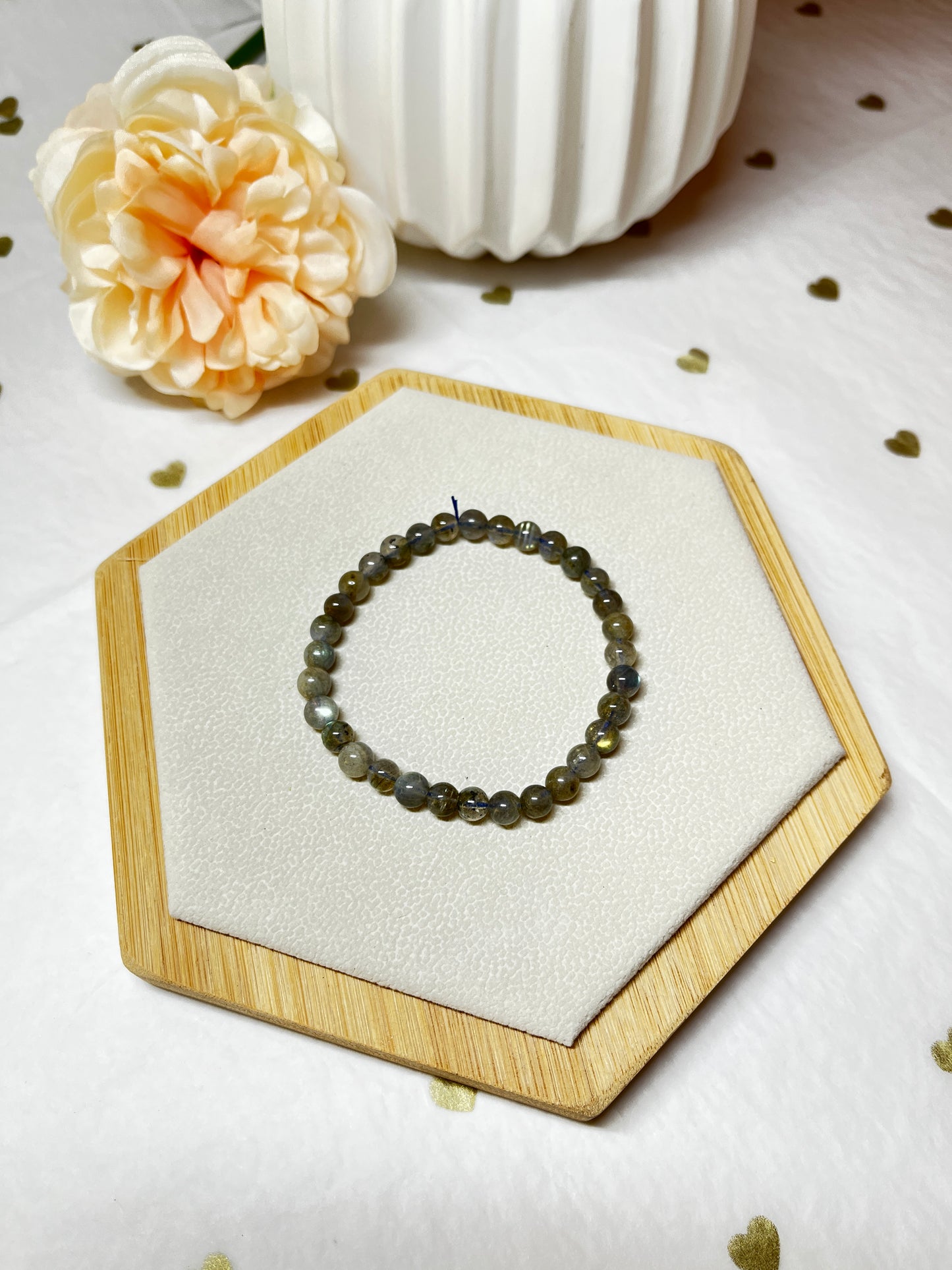 Bracelet Labradorite (6mm) : Protection Psychique & Intuition