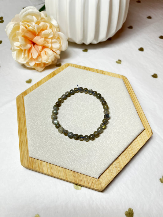 Bracelet Labradorite (6mm) : Protection Psychique & Intuition