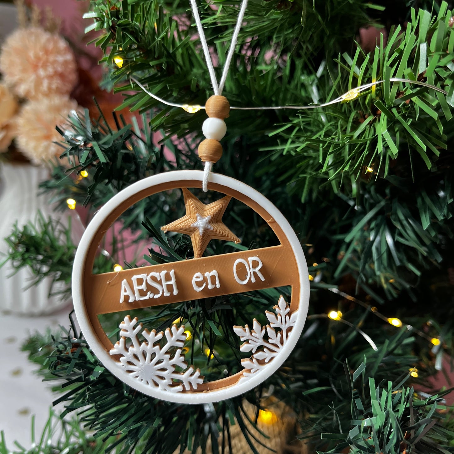 Boule de Noël personnalisée : Modèle au choix