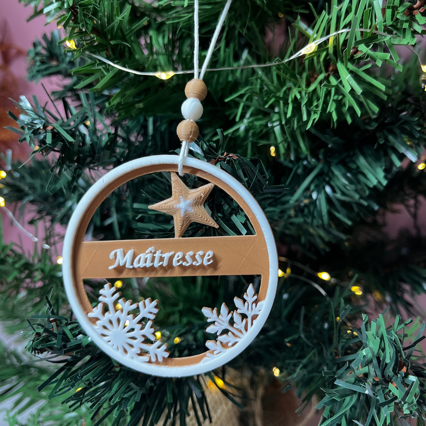 Boule de Noël personnalisée : Modèle au choix