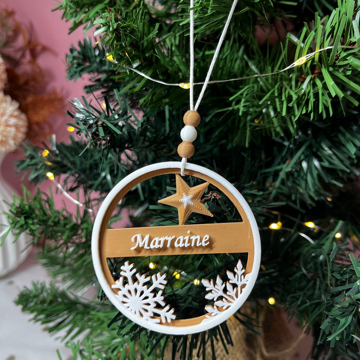 Boule de Noël personnalisée : Modèle au choix