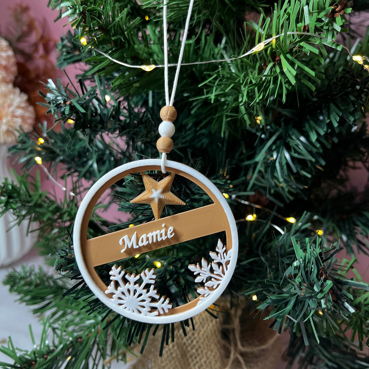 Boule de Noël personnalisée : Modèle au choix