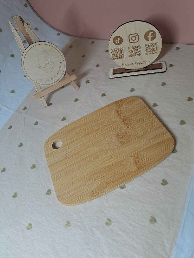 Planche à découper en bambou personnalisée