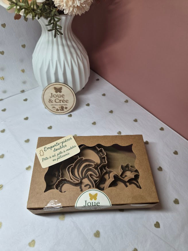 Kit emporte-pièces doubles "Ferme"