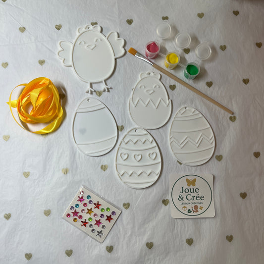 kit créatif « Suspensions de Pâques à décorer »