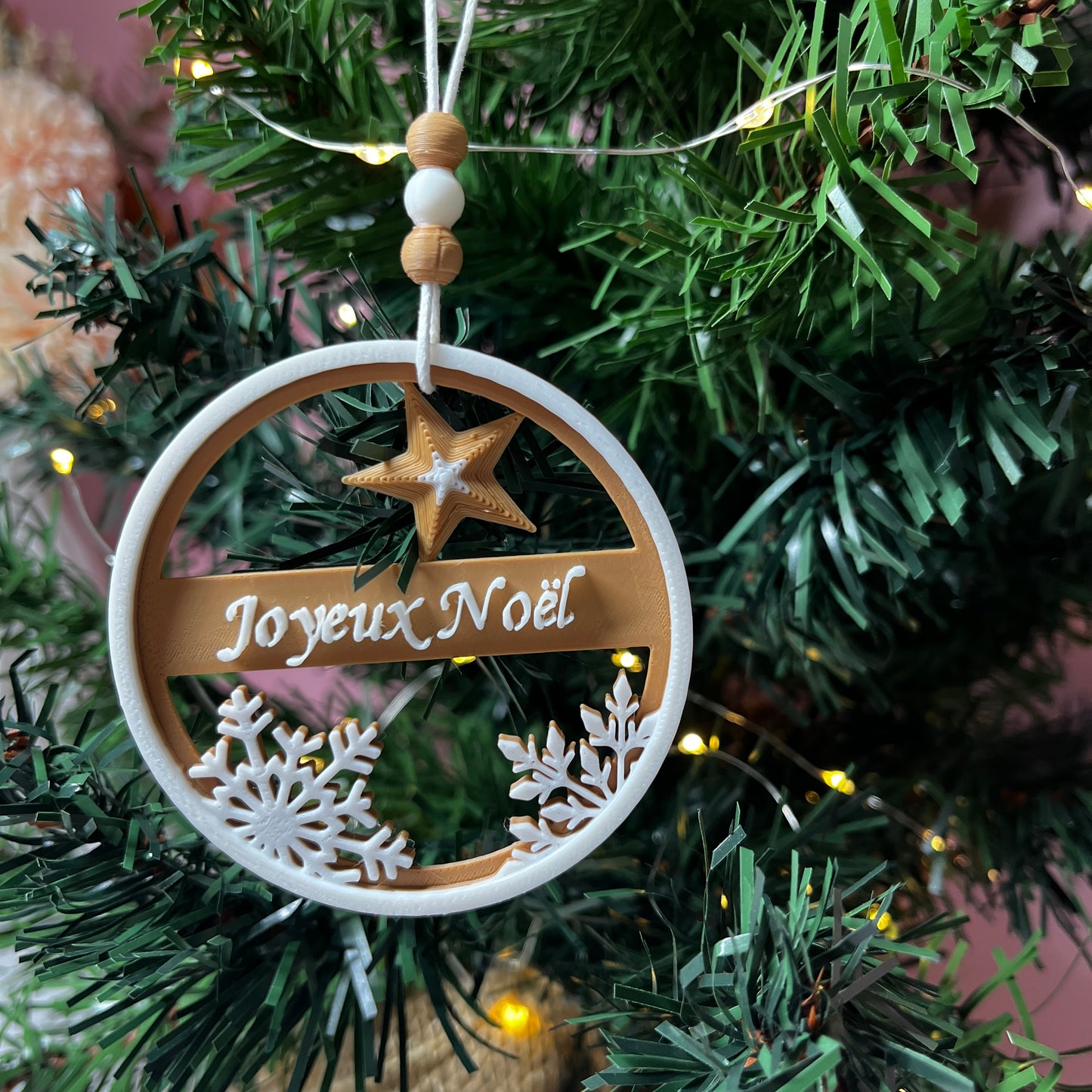 Boule de Noël personnalisée : Modèle au choix