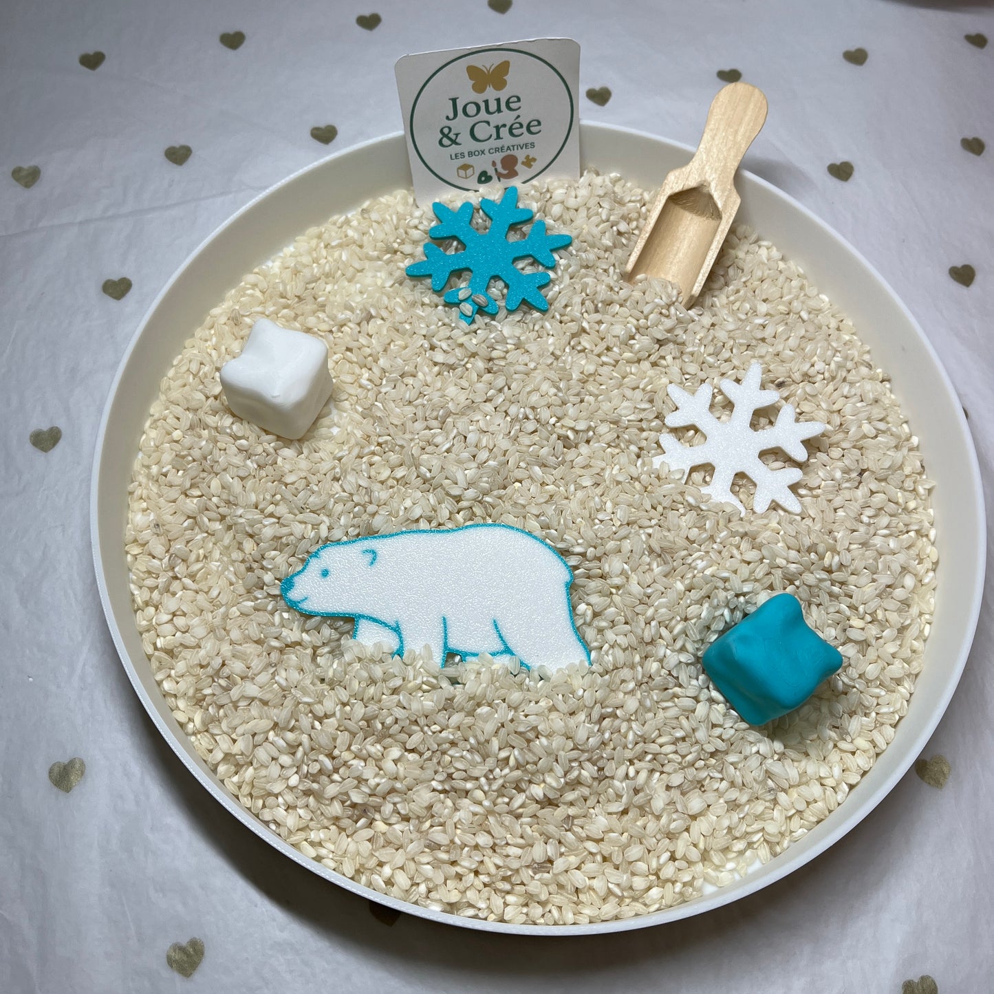 Bac de transvasement sensoriel