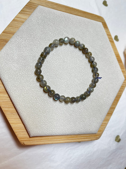 Bracelet Labradorite (6mm) : Protection Psychique & Intuition