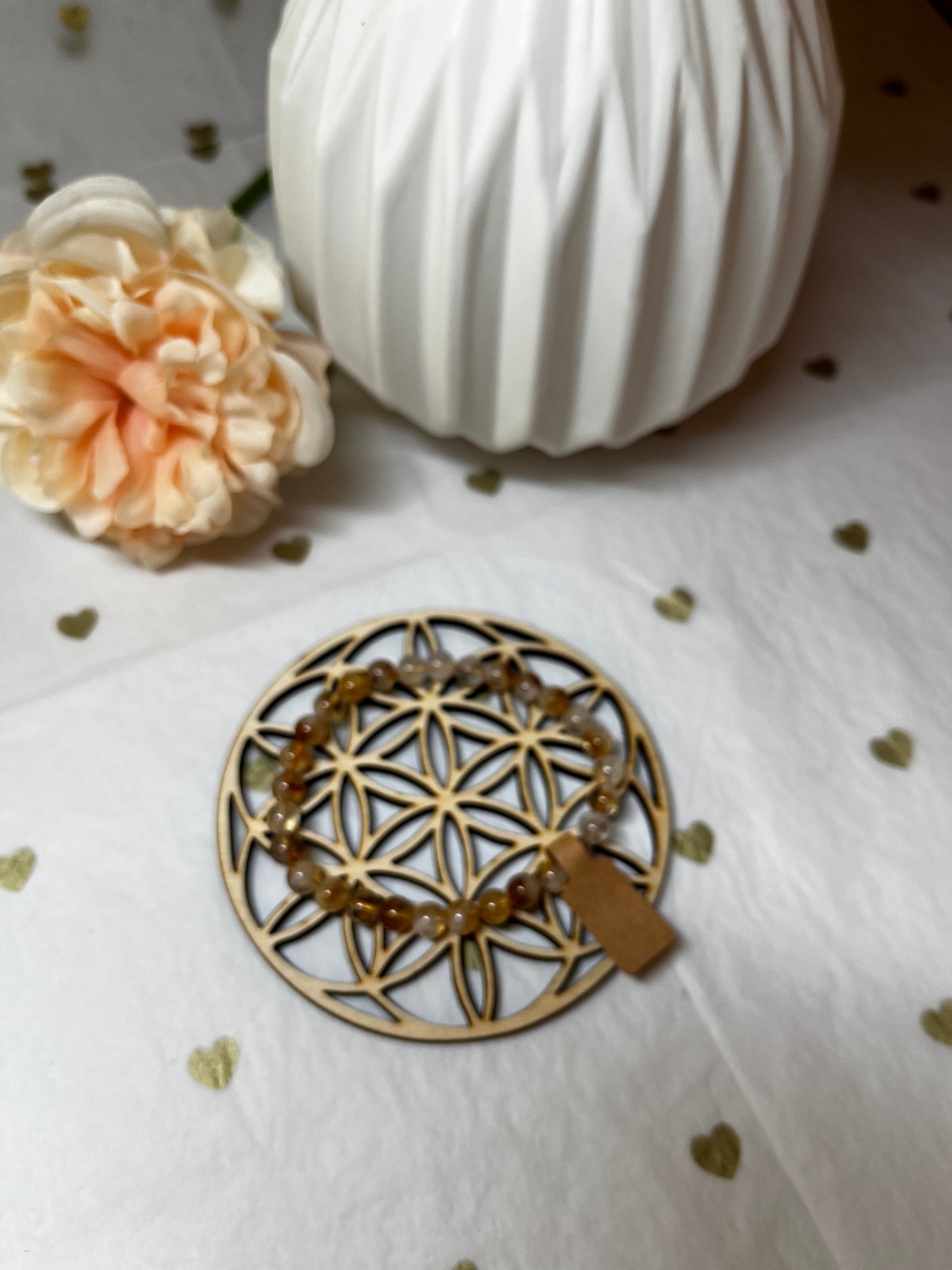 Fleur de Vie en Bois ( 10cm ) : Rechargement & Amplification Énergétique