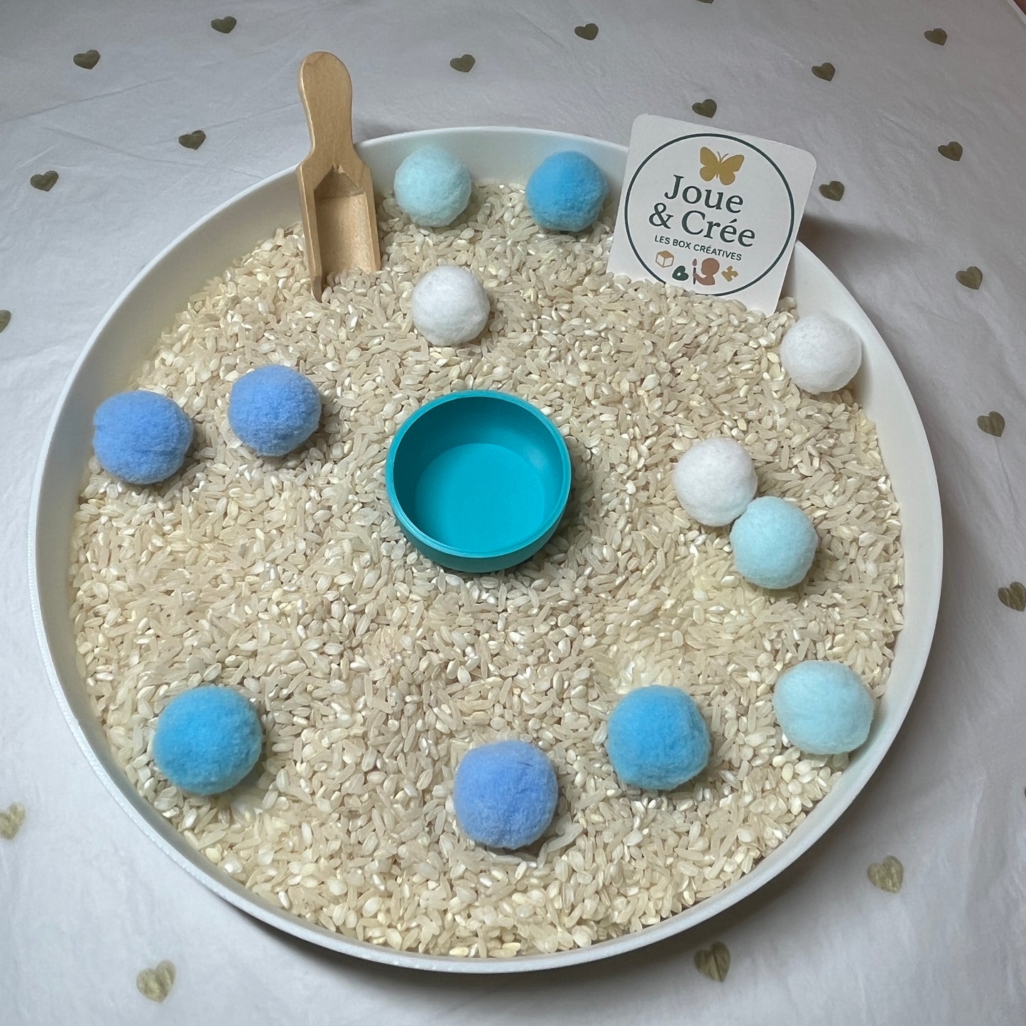 Bac de transvasement sensoriel