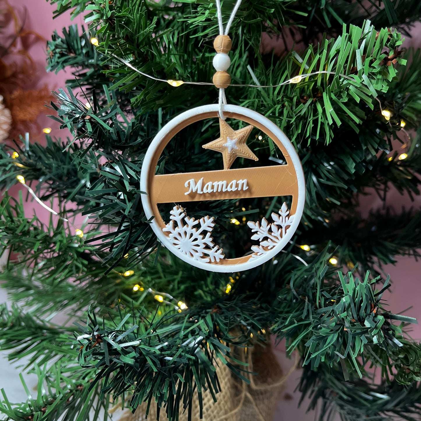 Boule de Noël personnalisée : Modèle au choix