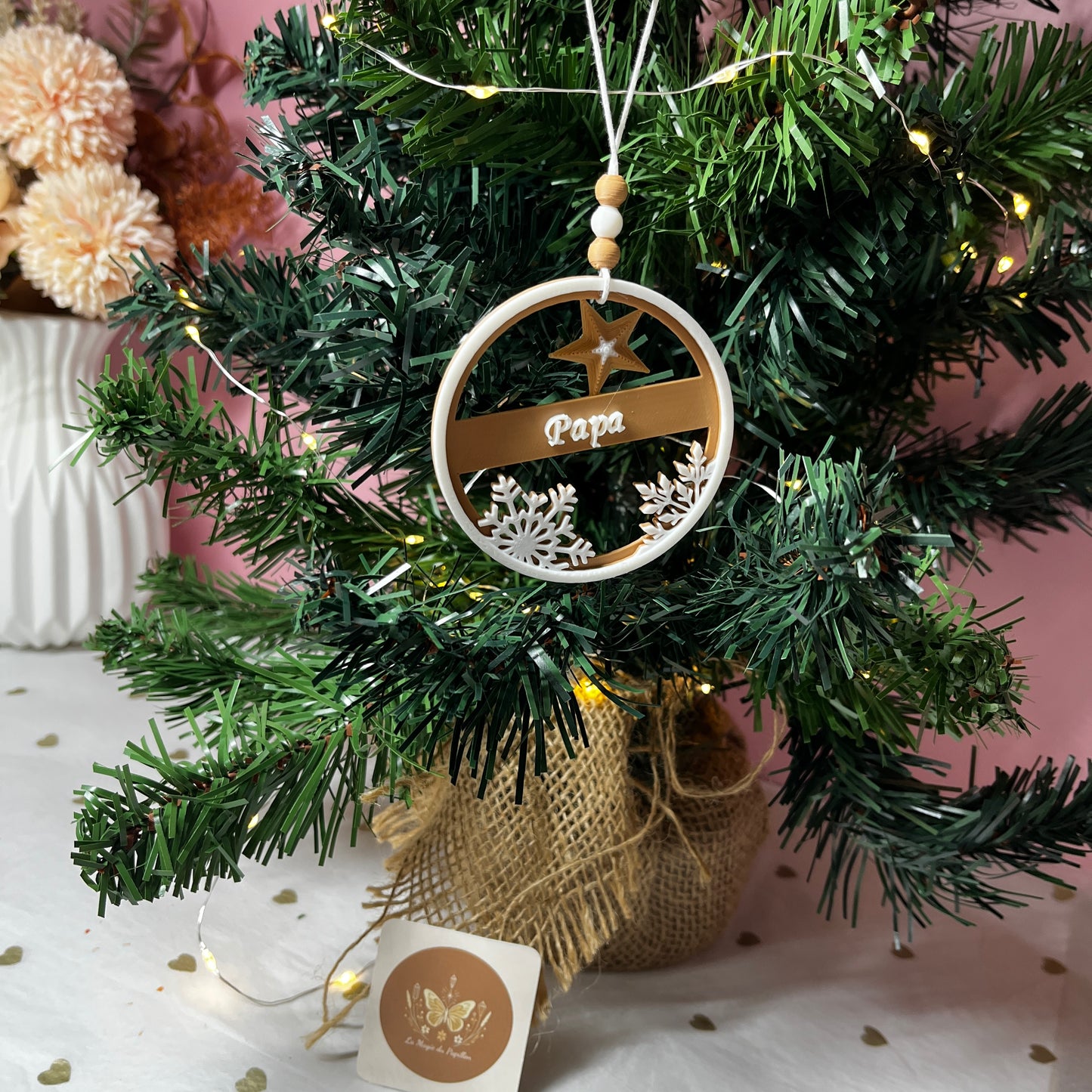 Boule de Noël personnalisée : Modèle au choix