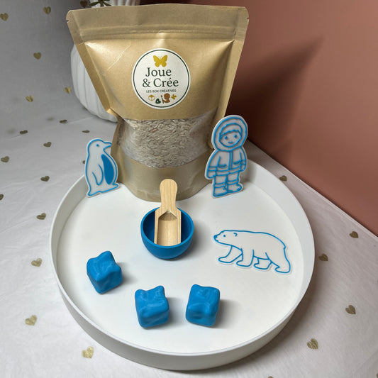 Bac sensoriel complet « Monde Polaire »