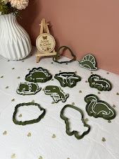 Kit emporte-pièces doubles "Dinosaure"