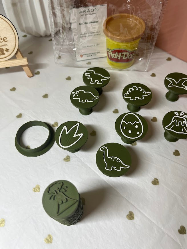 Box pâte à modeler "Dinosaure"