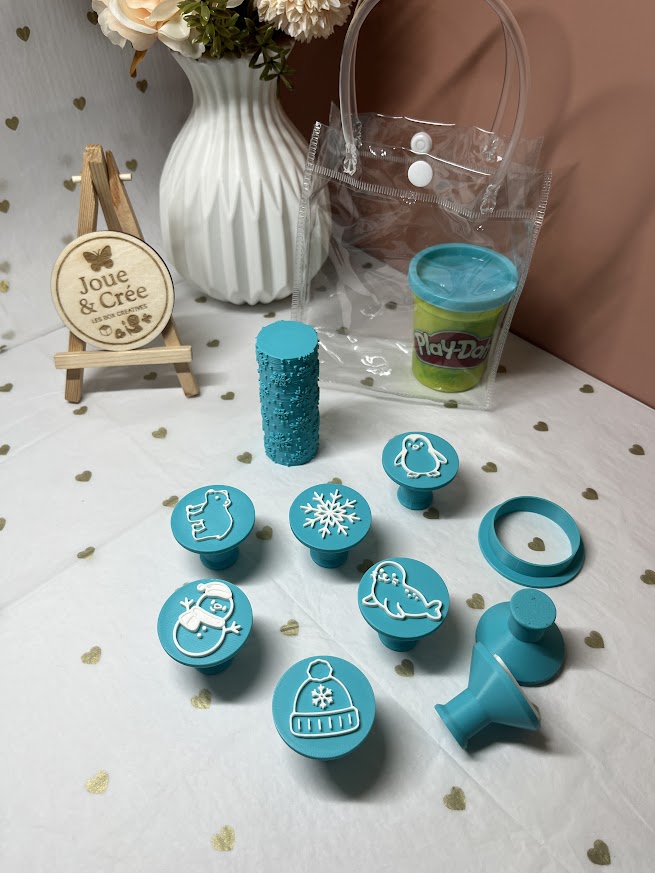 Box pâte à modeler "Hiver"