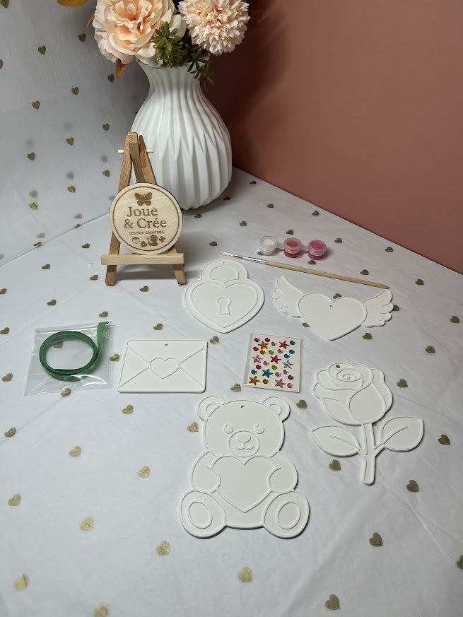 Kit créatif enfant "Cœur Magique à décorer"