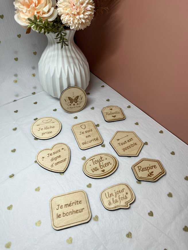 Aimant Mantra Positif : Une affirmation, chaque jour