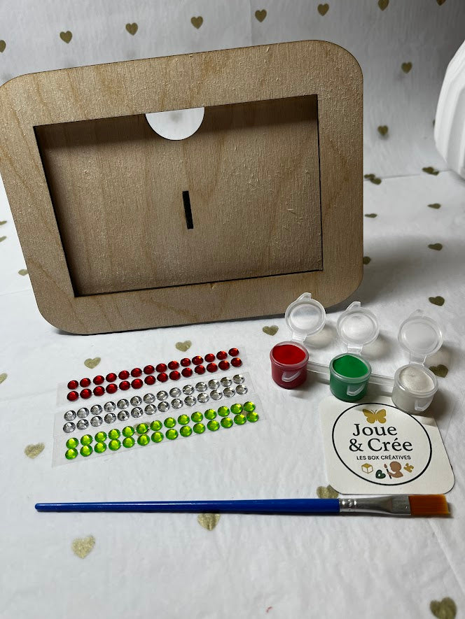 Kit créatif : Cadre photo en bois à décorer " Automne "