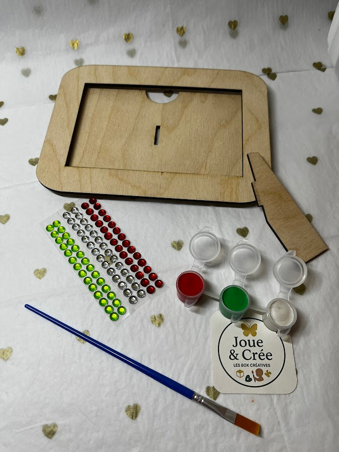 Kit créatif : Cadre photo en bois à décorer " Automne "