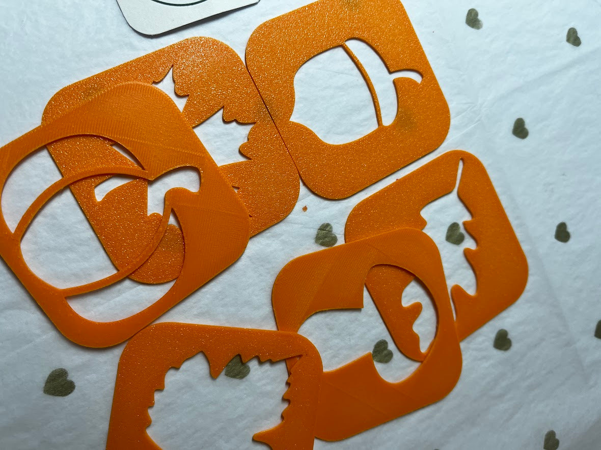 Lot de 6 pochoirs d’automne