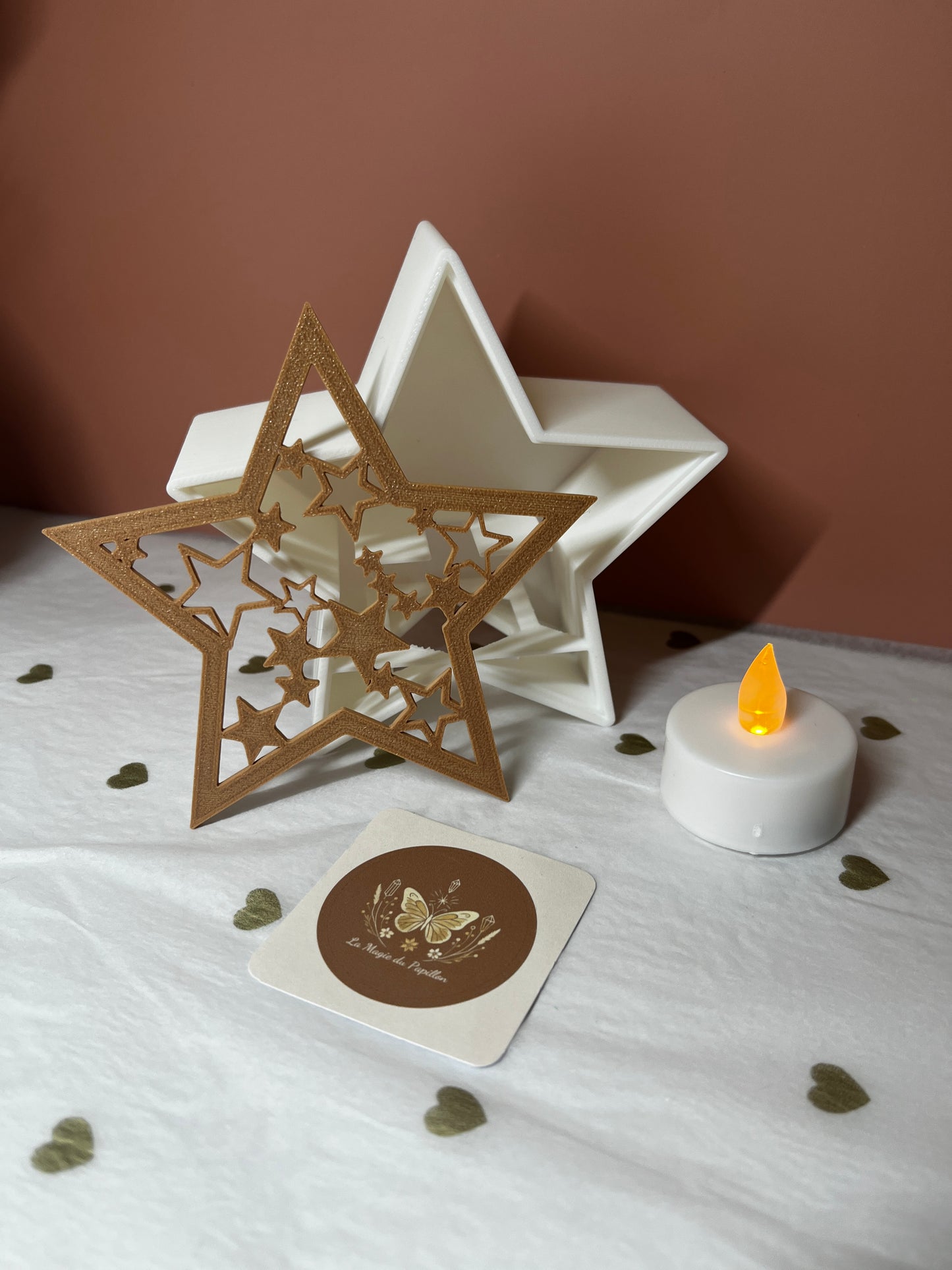 Décoration lumineuse de Noël : Étoile ou Sapin