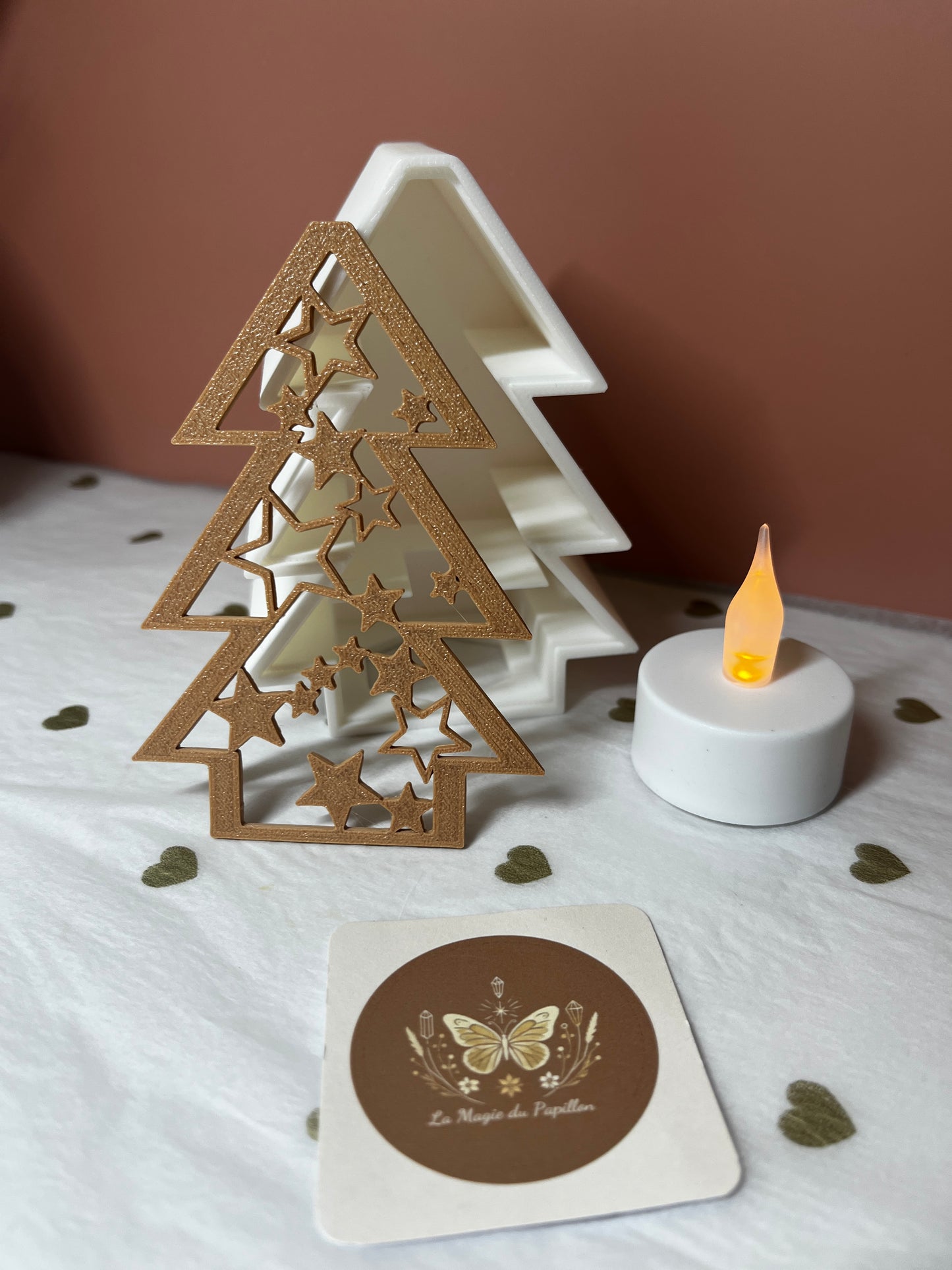 Décoration lumineuse de Noël : Étoile ou Sapin