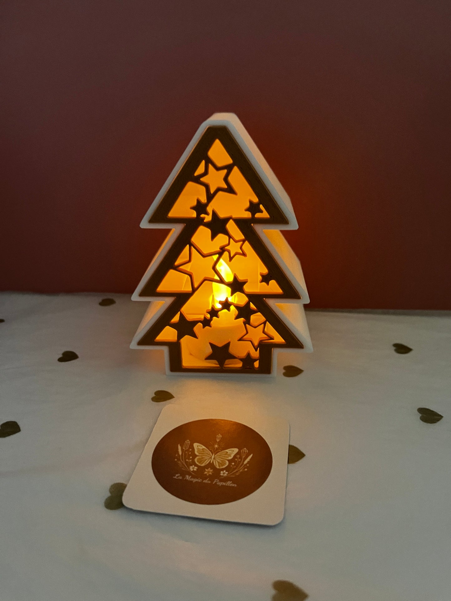Décoration lumineuse de Noël : Étoile ou Sapin