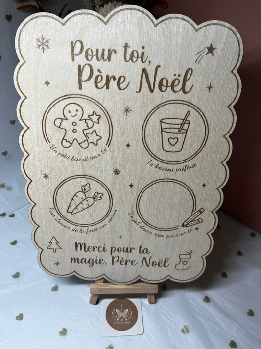 Plateau “Pour toi, Père Noël”