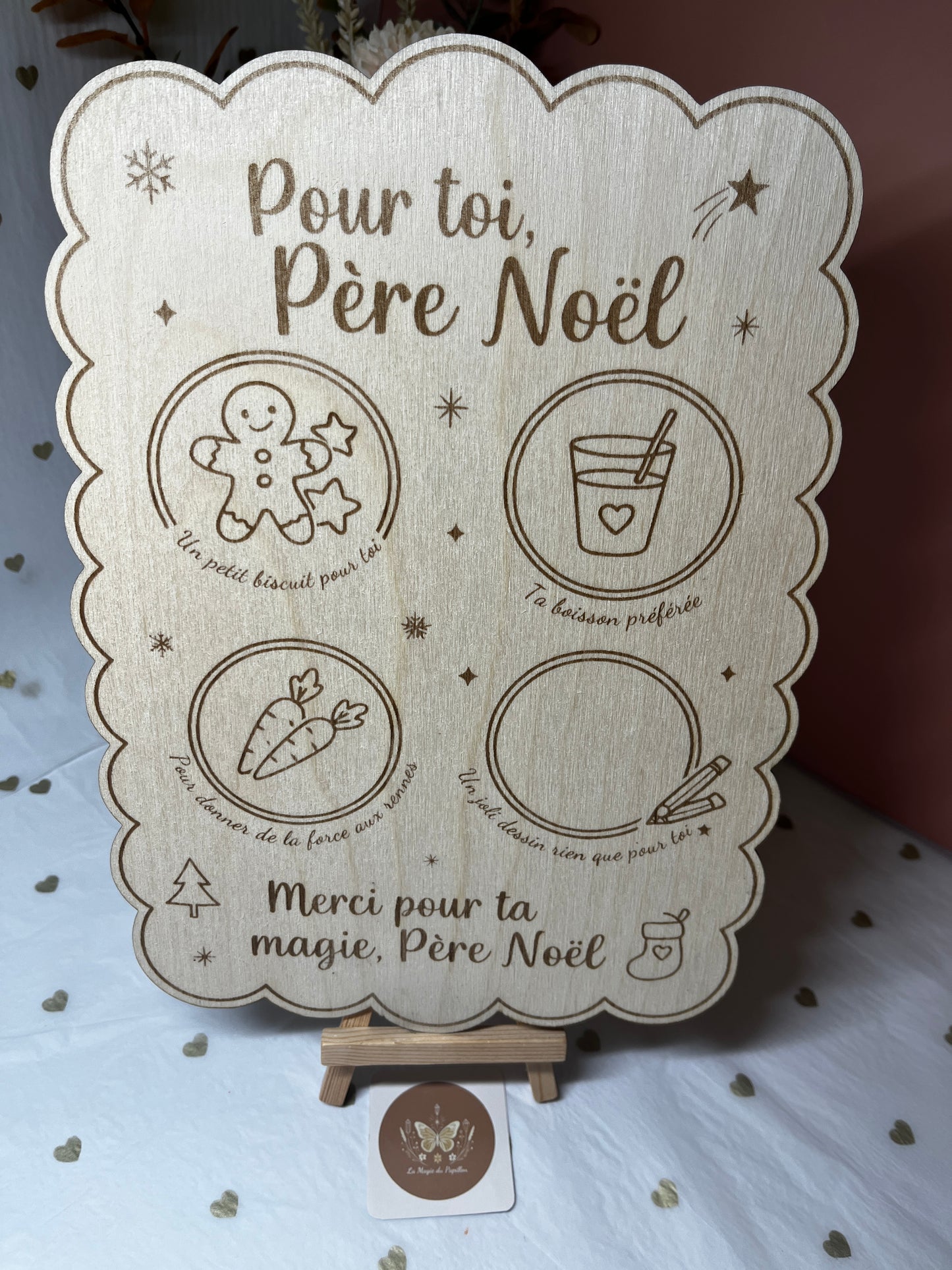 Plateau “Pour toi, Père Noël”