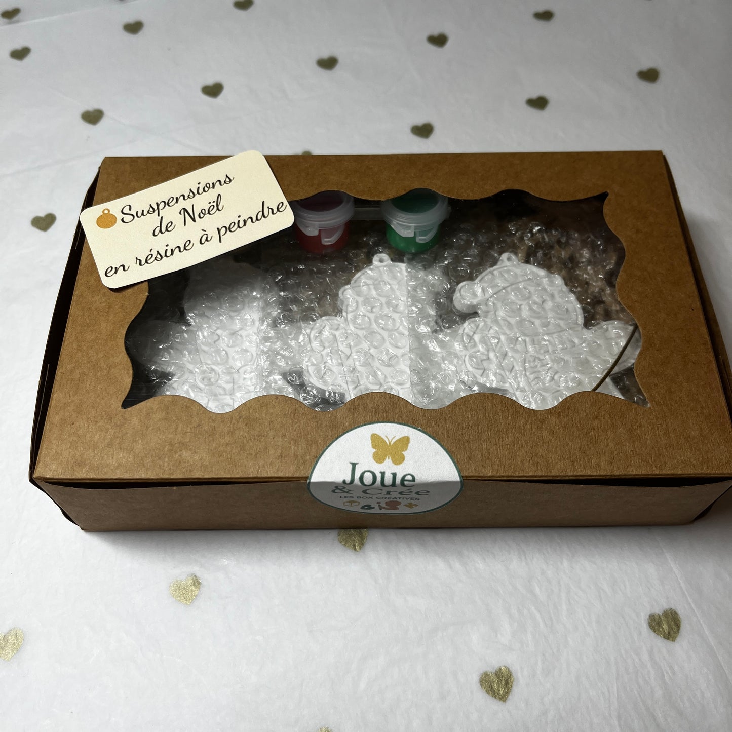 Kit céramique de Noël à peindre : 2 modèles