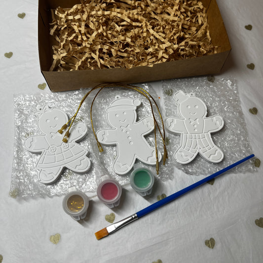 Kit céramique de Noël à peindre : 2 modèles
