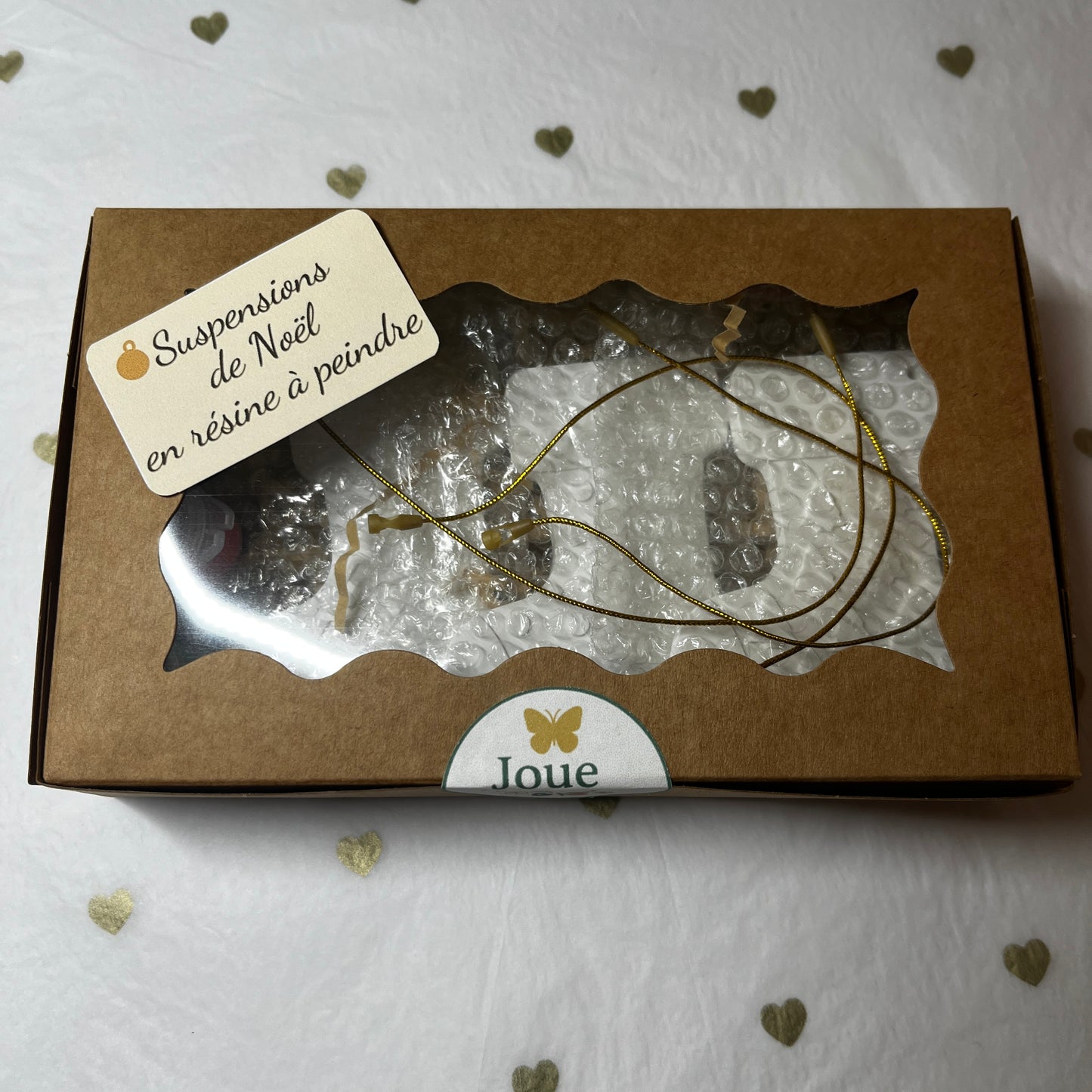 Kit céramique de Noël à peindre : 2 modèles
