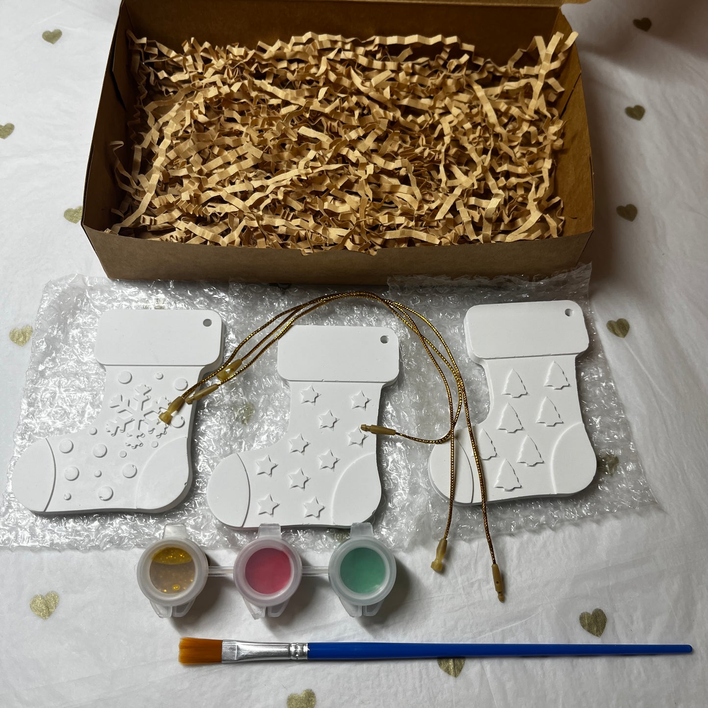 Kit céramique de Noël à peindre : 2 modèles