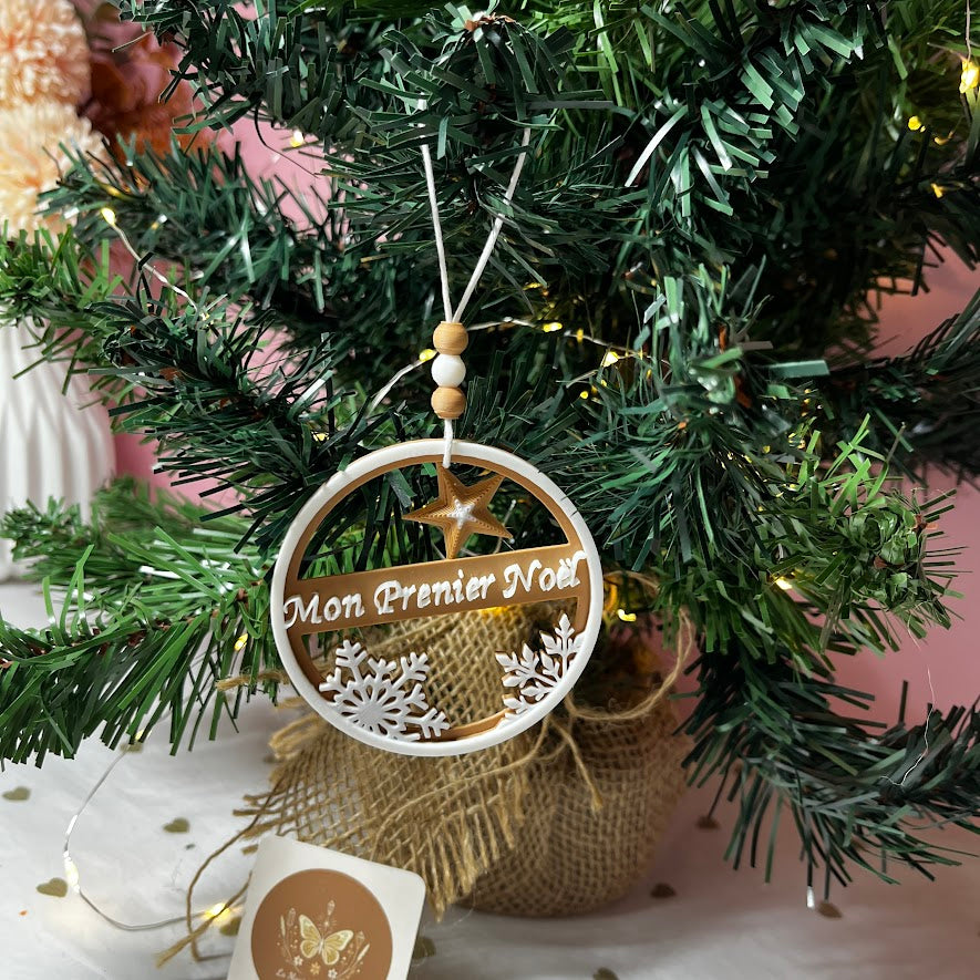Boule de Noël personnalisée : Modèle au choix