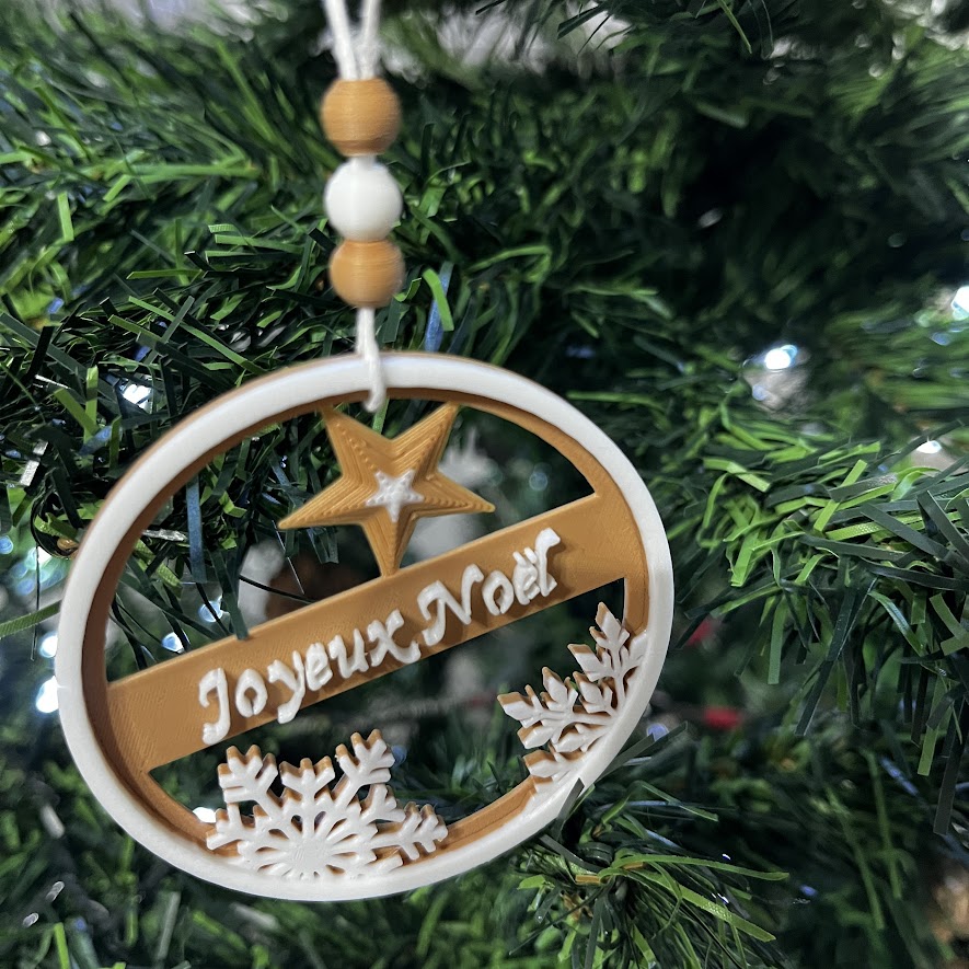 Boule de Noël personnalisée : Modèle au choix