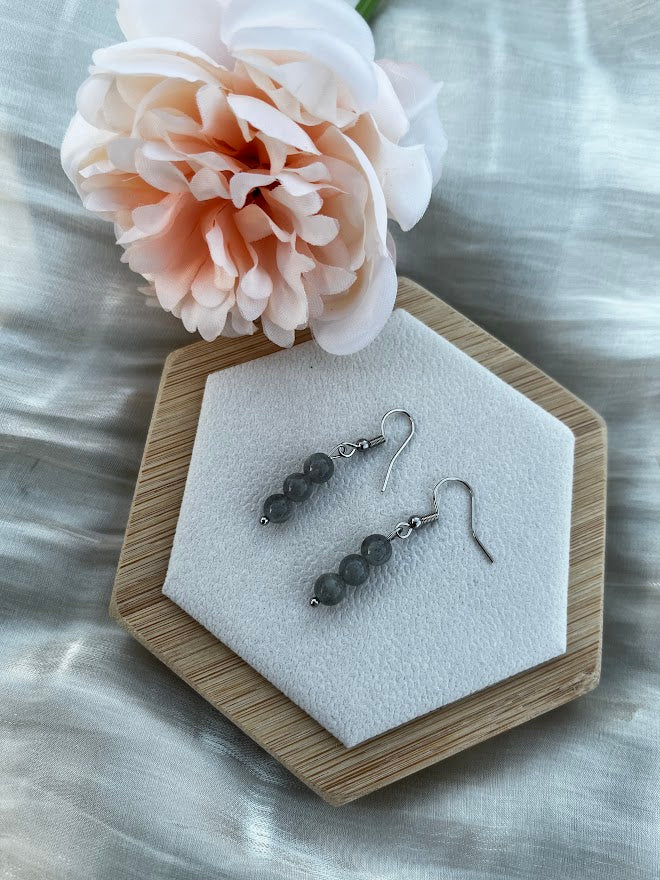Boucles d’oreilles en perles naturelles 6 mm : Différent modèle