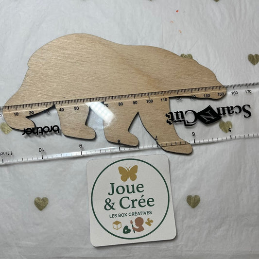 Kit "Formes d’hiver à décorer" en bois