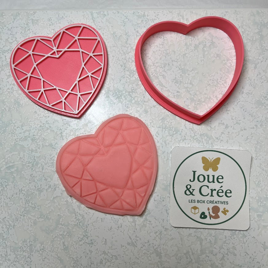 Kit emporte-pièces doubles "Cœurs Magiques"